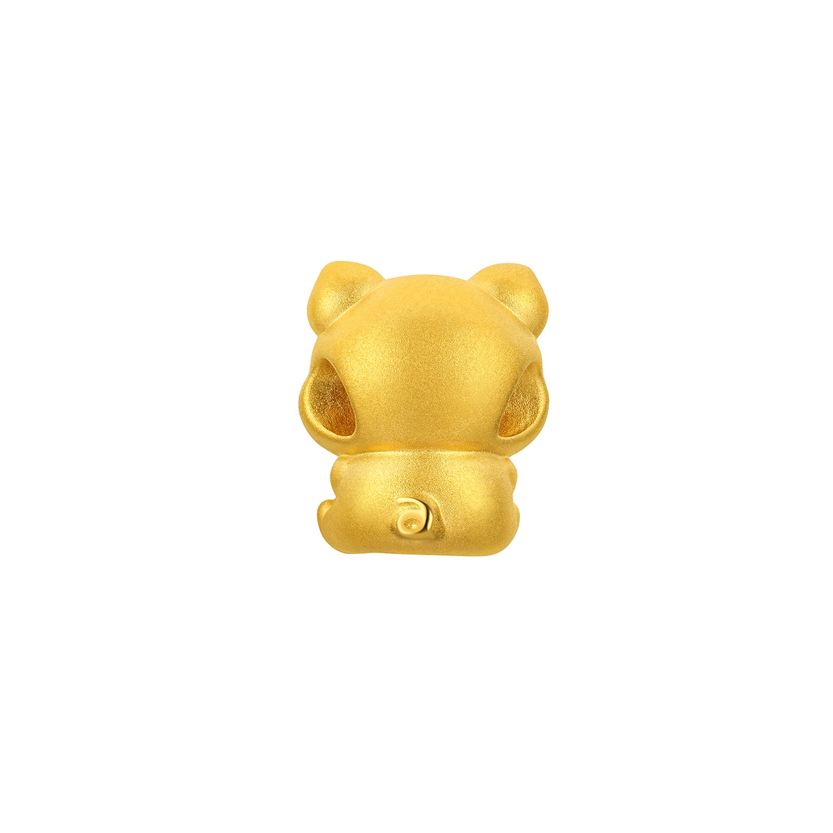 六福珠寶黃金串飾 - “奇趣萌牙-豬”十二生肖999足金串飾連手繩