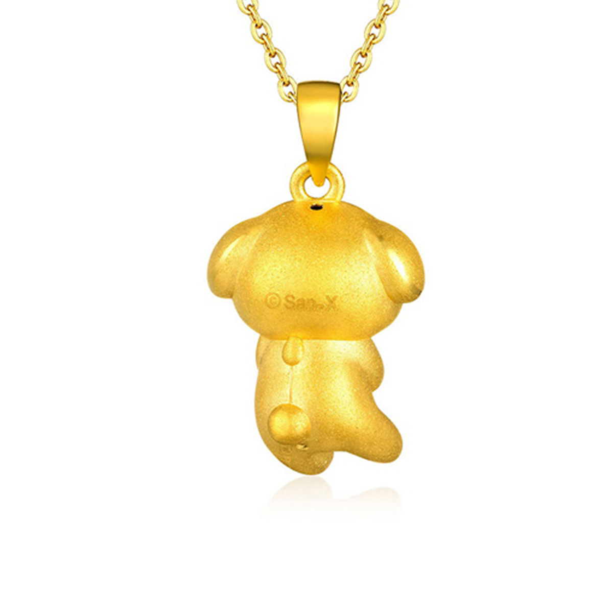 六福珠寶黃金吊墜 - "輕鬆小熊™小狗造型"999足金吊墜