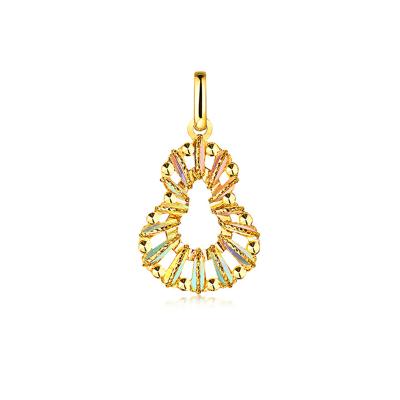 六福珠寶黃金吊墜 - “冰‧鑽葫蘆”999足金吊墜