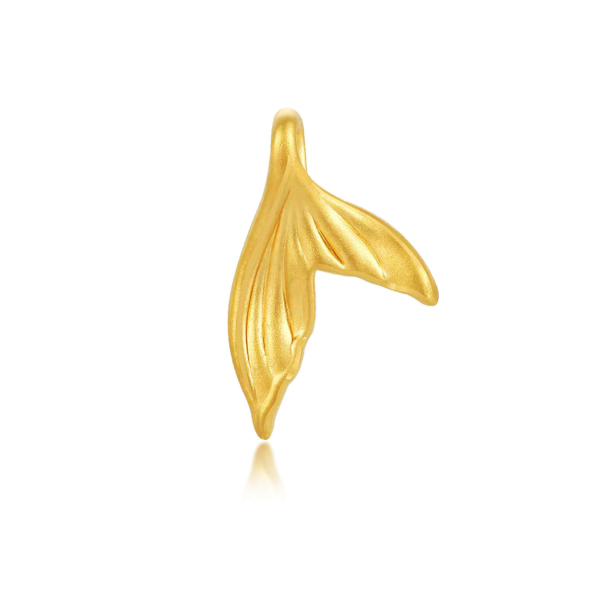 六福珠寶黃金吊墜 - "真愛魚尾"999足金吊墜