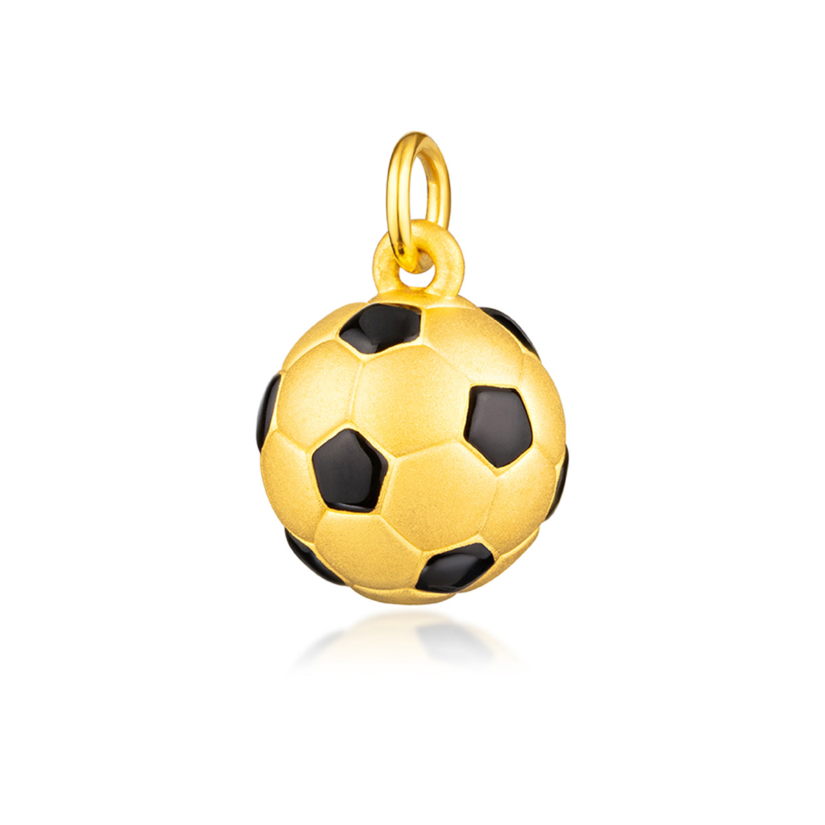 六福珠寶黃金吊墜 - 【LISTING CLOSED】世界盃足球造型999足金吊墜