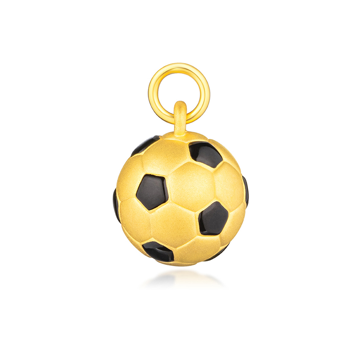 六福珠寶黃金吊墜 - 【LISTING CLOSED】世界盃足球造型999足金吊墜