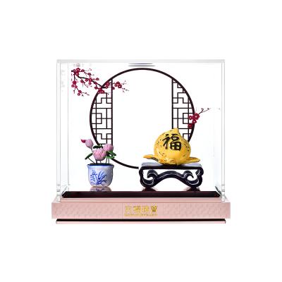 六福珠寶黃金擺件 - “壽桃”999足金擺件