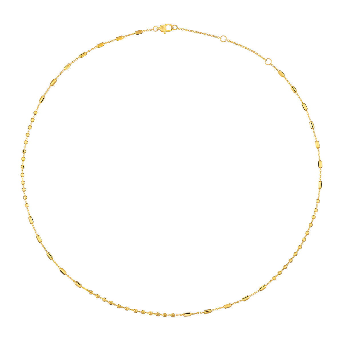 六福珠寶黃金頸鏈 - "閃耀"999足金頸鏈