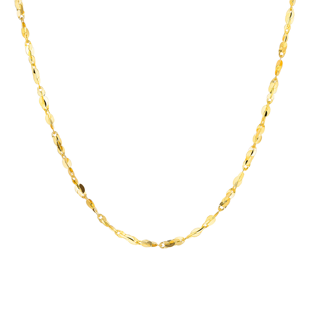 六福珠寶黃金頸鏈 - "繁星"999足金頸鏈