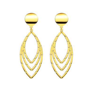 六福珠寶undefined - 葉形990黃金耳環