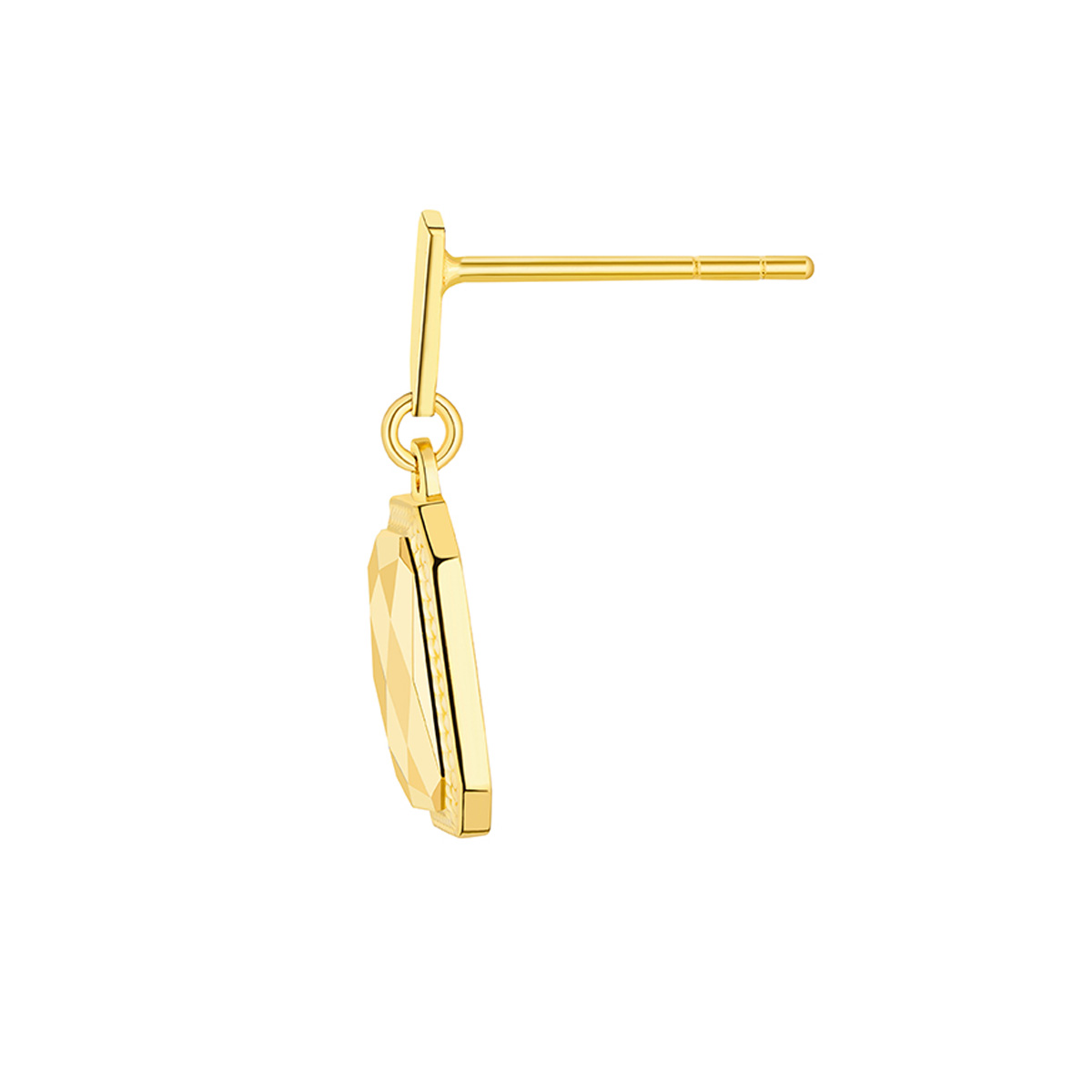 六福珠寶黃金耳環 - "珠光寶氣"999足金耳環