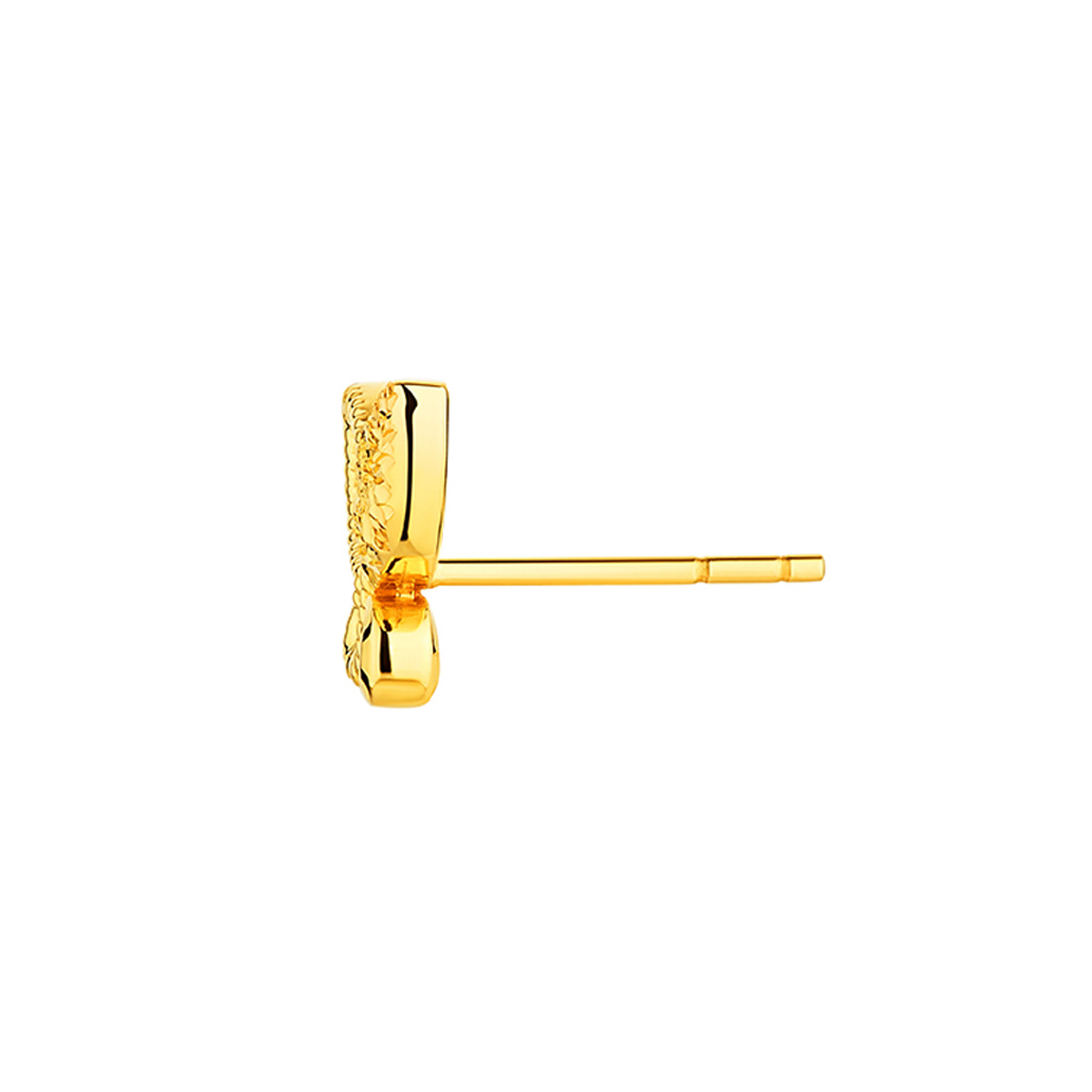 六福珠寶黃金耳環 - "蝶舞翩翩"990黃金耳環