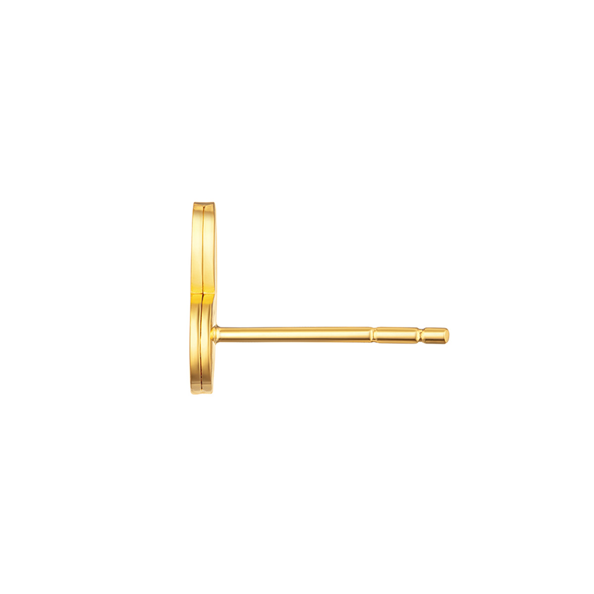 六福珠寶黃金耳環 - "團圓兔"990黃金耳環