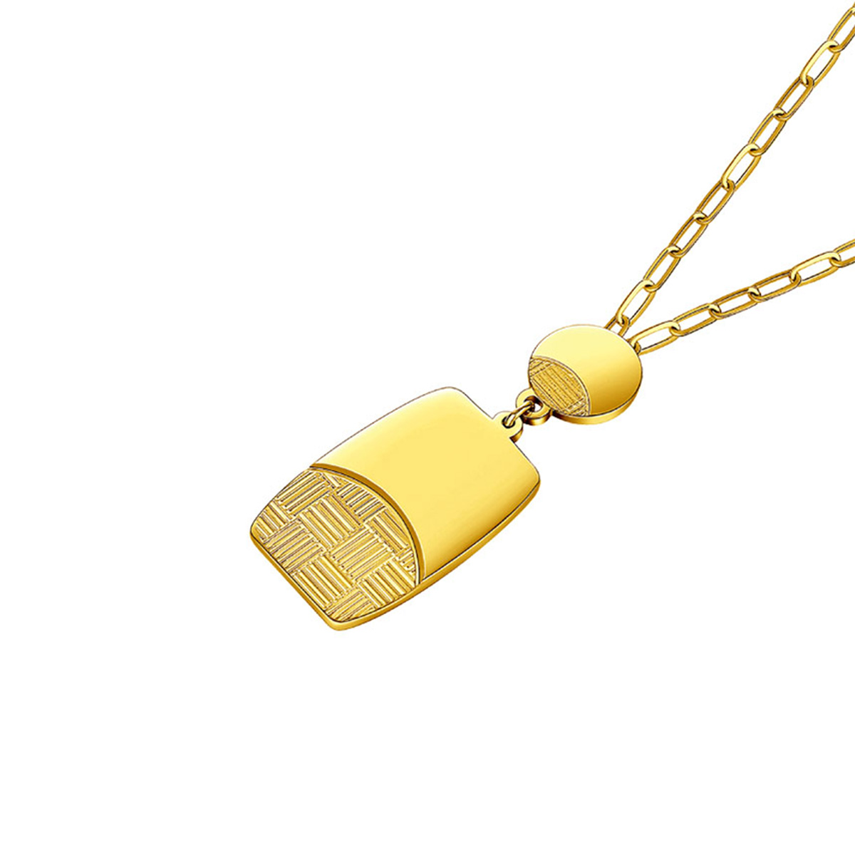 六福珠寶黃金頸鏈 - "摩登潮代"990黃金頸鏈