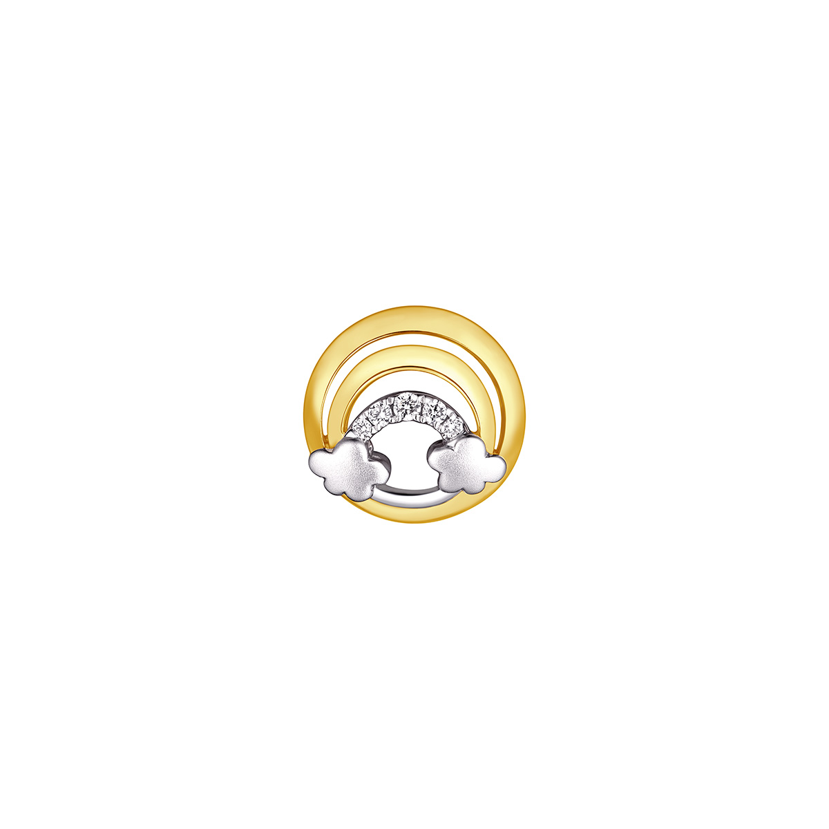 $t('六福珠寶')18K金串饰 - 【LISTING CLOSED】"梦幻彩虹"18K金(分色)钻石串饰-多色选择