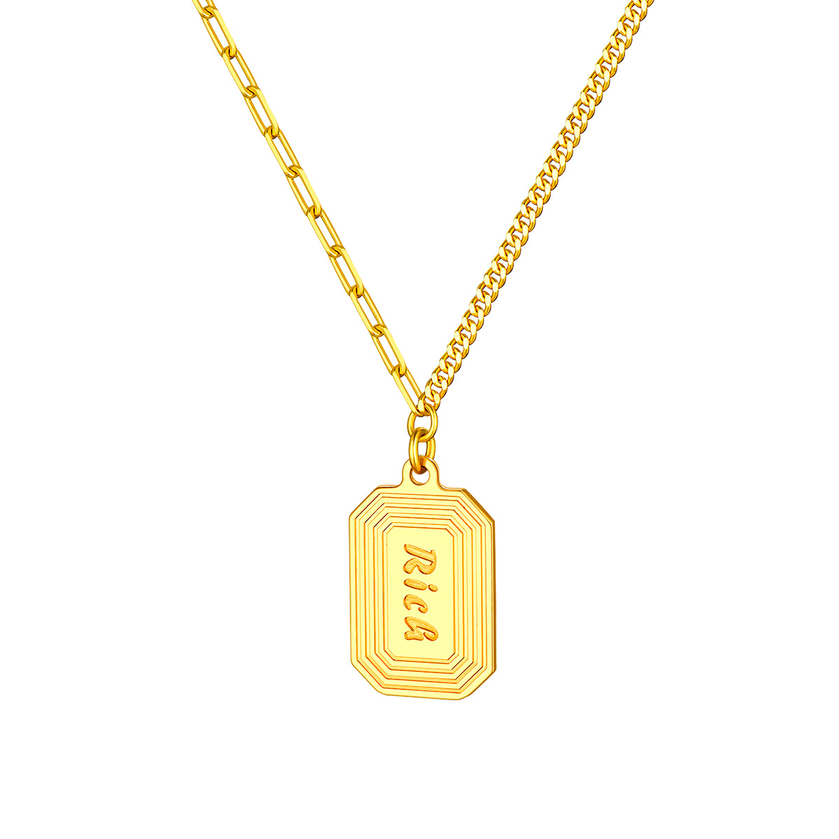 六福珠寶黃金頸鏈 - "金鱗公主"999足金頸鏈