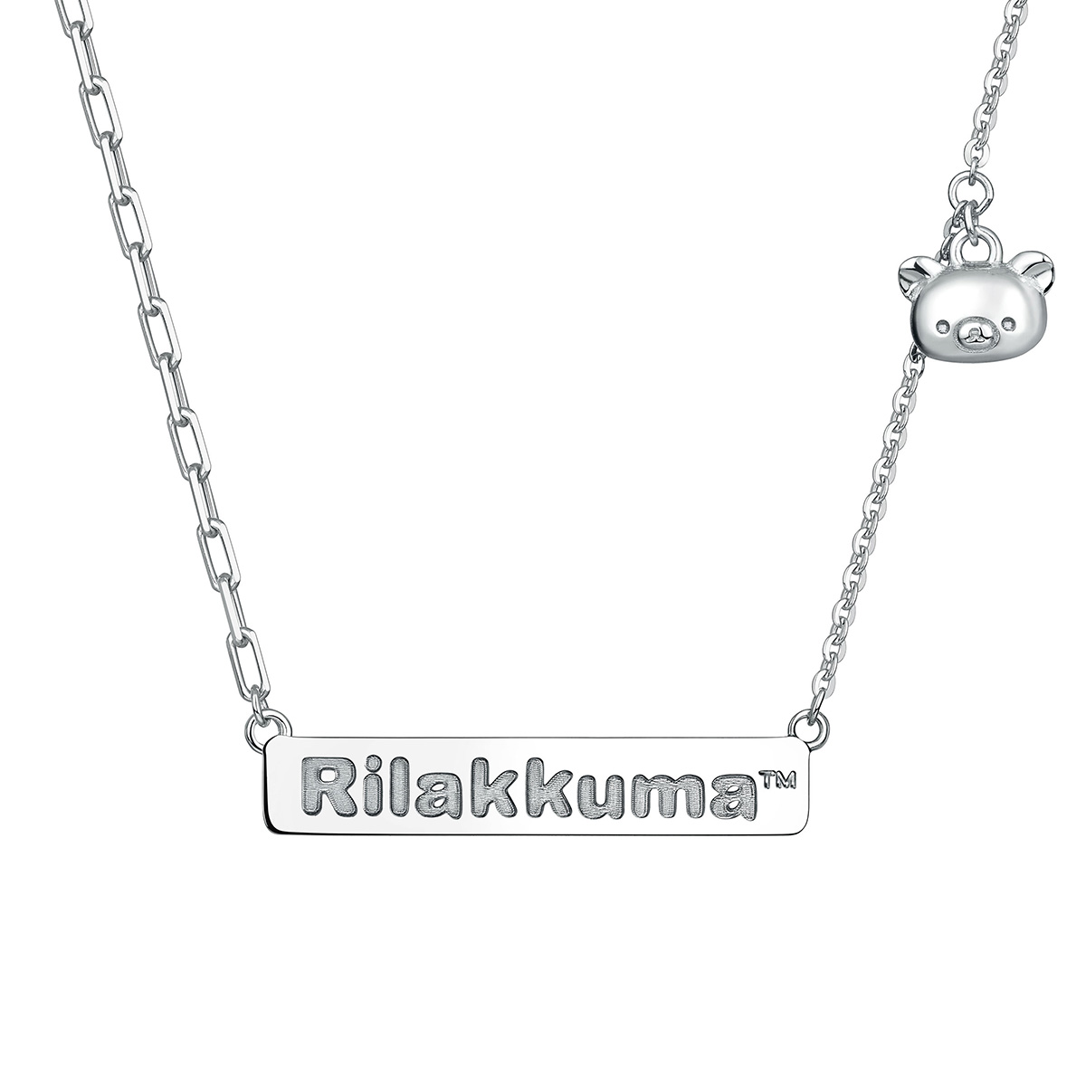 $t('六福珠寶')鉑金頸鏈 - "小熊祈願籤"950鉑金頸鏈