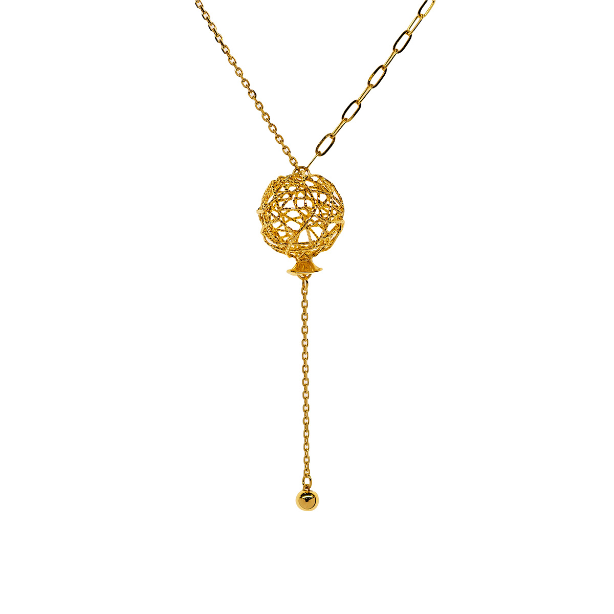 六福珠寶黃金頸鏈 - "示愛氣球"990黃金頸鏈