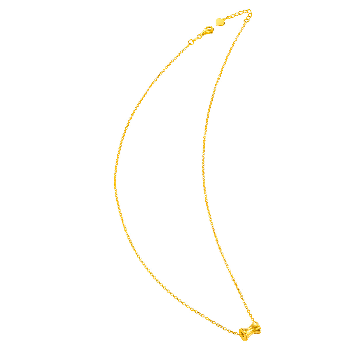 六福珠寶黃金頸鏈 - "小蠻腰"990黃金頸鏈