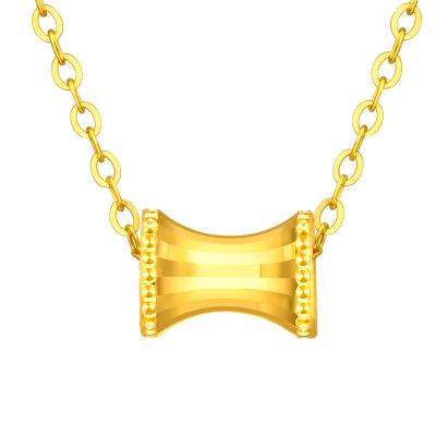 六福珠寶黃金頸鏈 - "小蠻腰"990黃金頸鏈