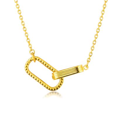 六福珠寶undefined - 圓扣990黃金頸鏈