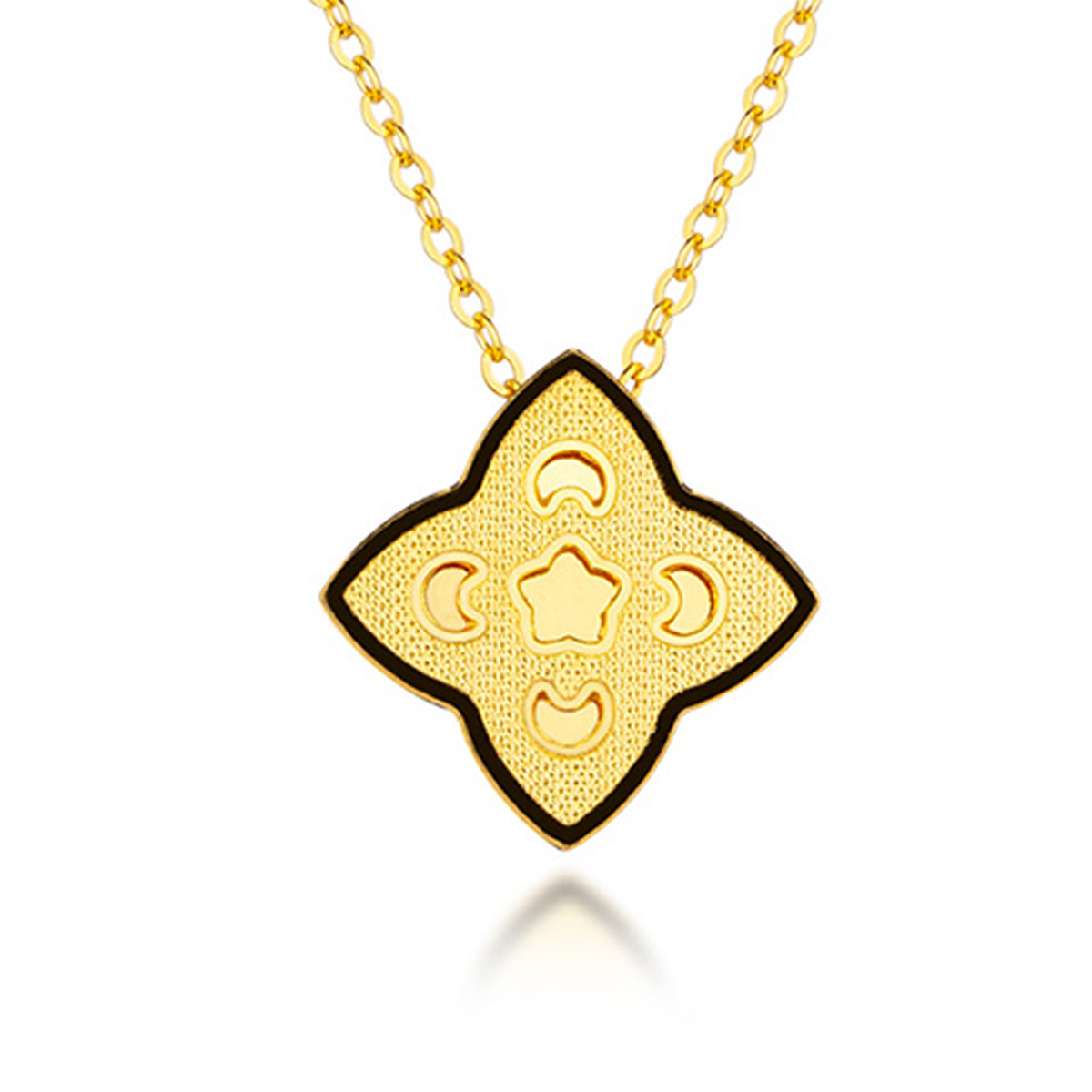 六福珠寶黃金頸鏈 - "香鏈"隨身香瓶999足金頸鏈