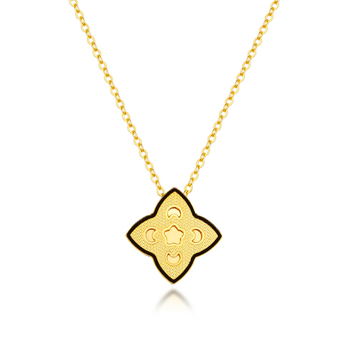 六福珠寶黃金頸鏈 - "香鏈"隨身香瓶999足金頸鏈