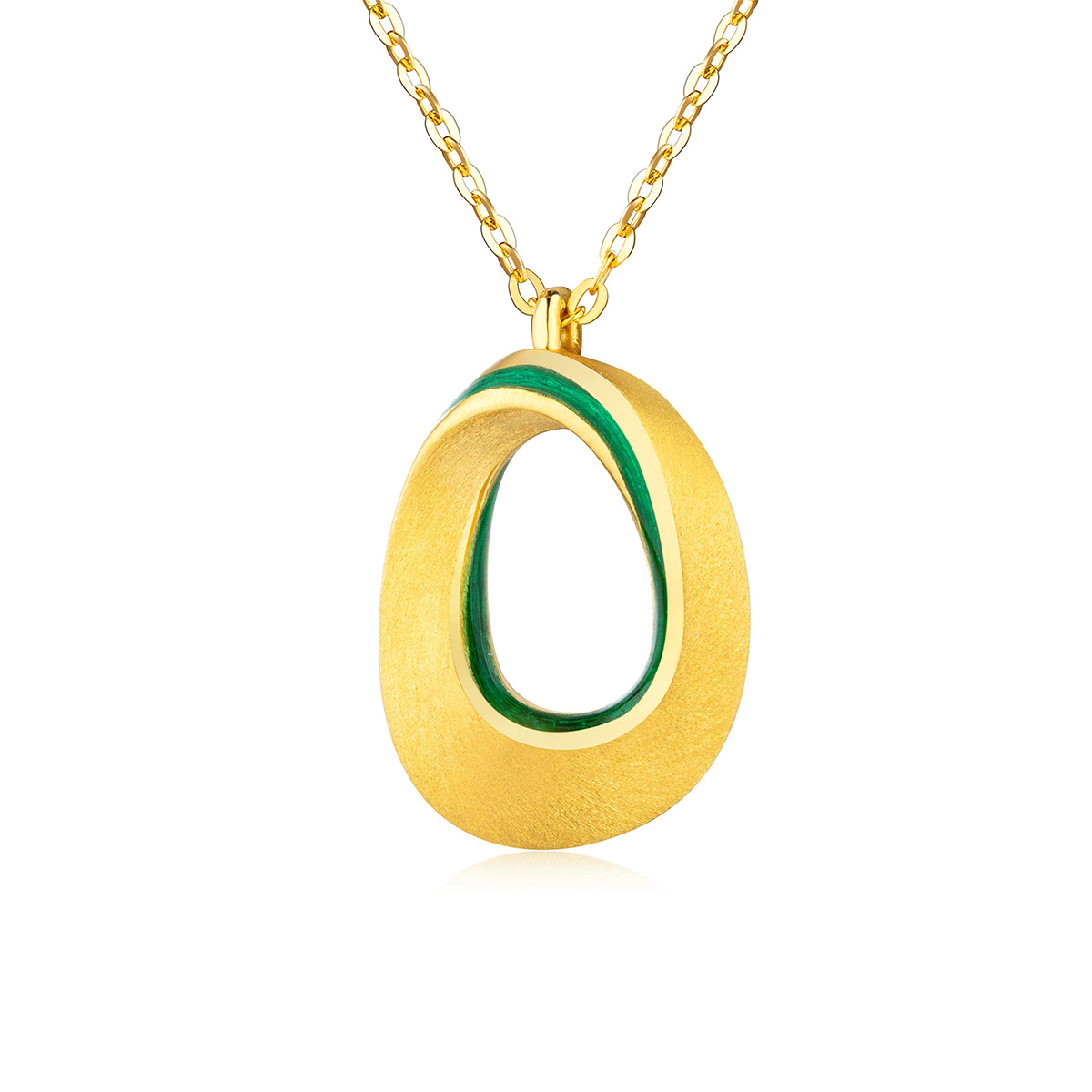 六福珠寶黃金頸鏈 - "愛•無止境"999足金頸鏈