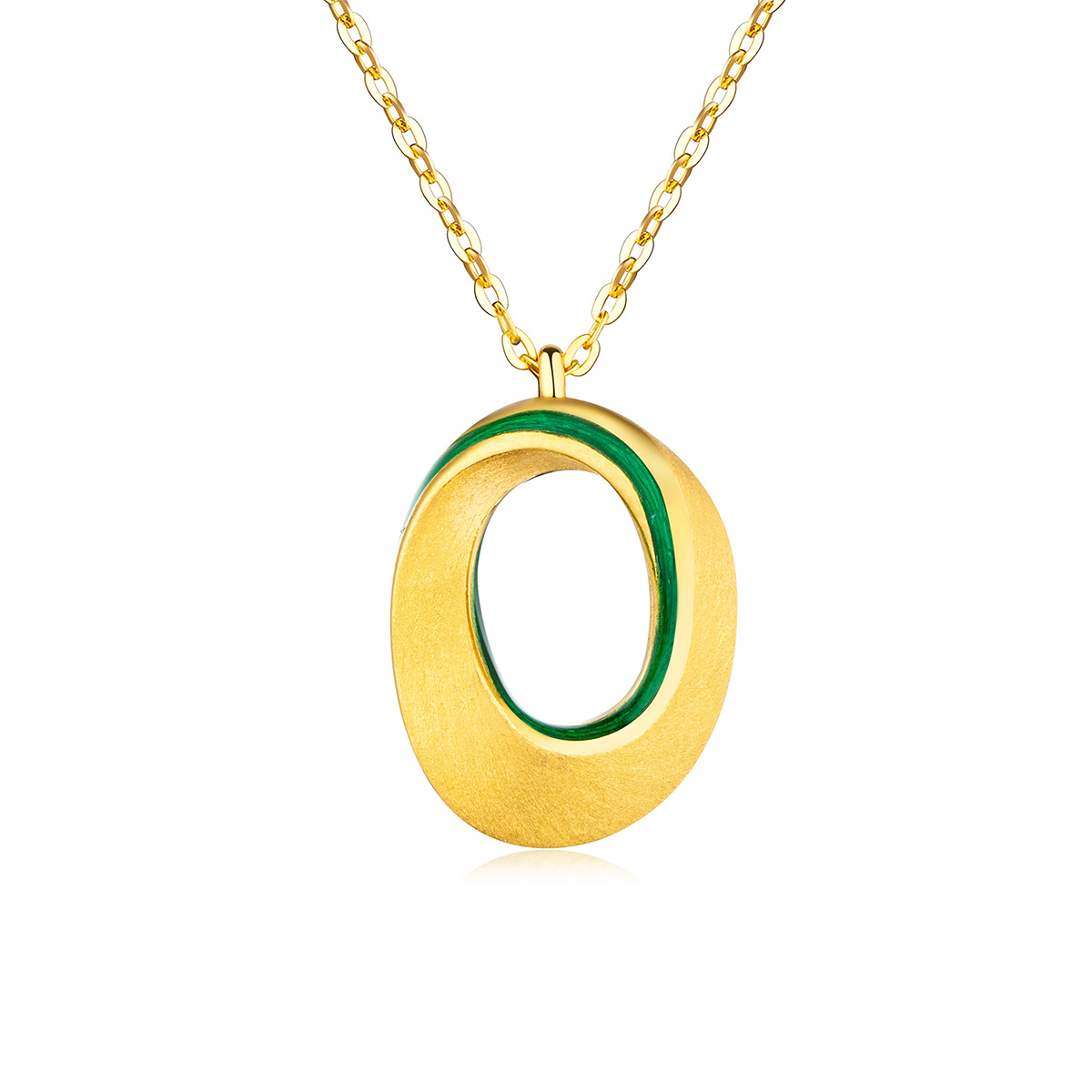 $t('六福珠寶')黃金頸鏈 - "愛•無止境"999足金頸鏈