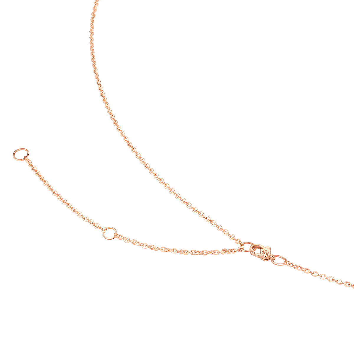 六福珠寶18K金頸鏈 - "小香唇"18K金(分色)紅玉髓頸鏈