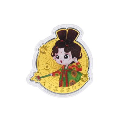 六福珠寶黃金工藝品 - "唐小妹"999足金多功能工藝品