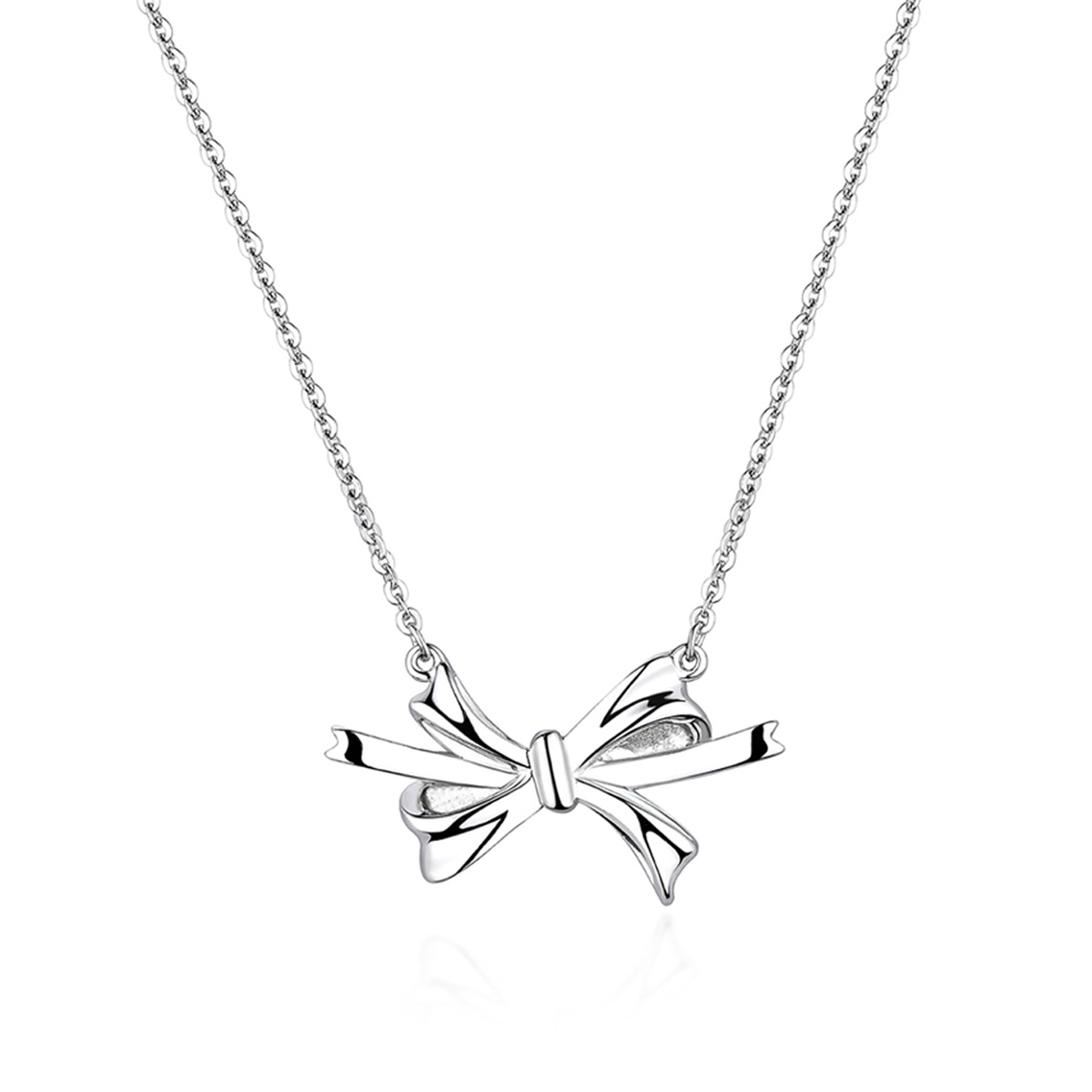 六福珠寶鉑金頸鏈 - "結•愛"950鉑金頸鏈