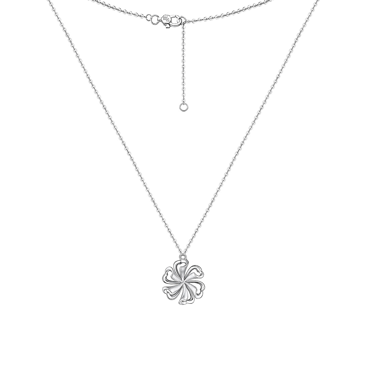 六福珠寶鉑金頸鏈 - "心悅如花"950鉑金頸鏈