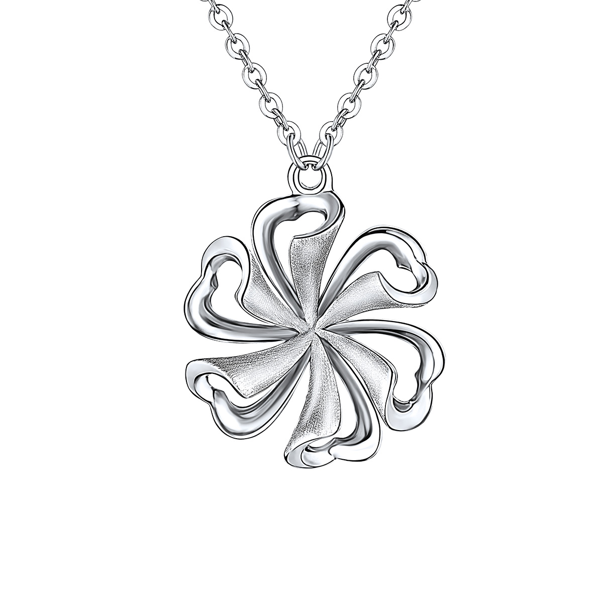 六福珠寶鉑金頸鏈 - "心悅如花"950鉑金頸鏈