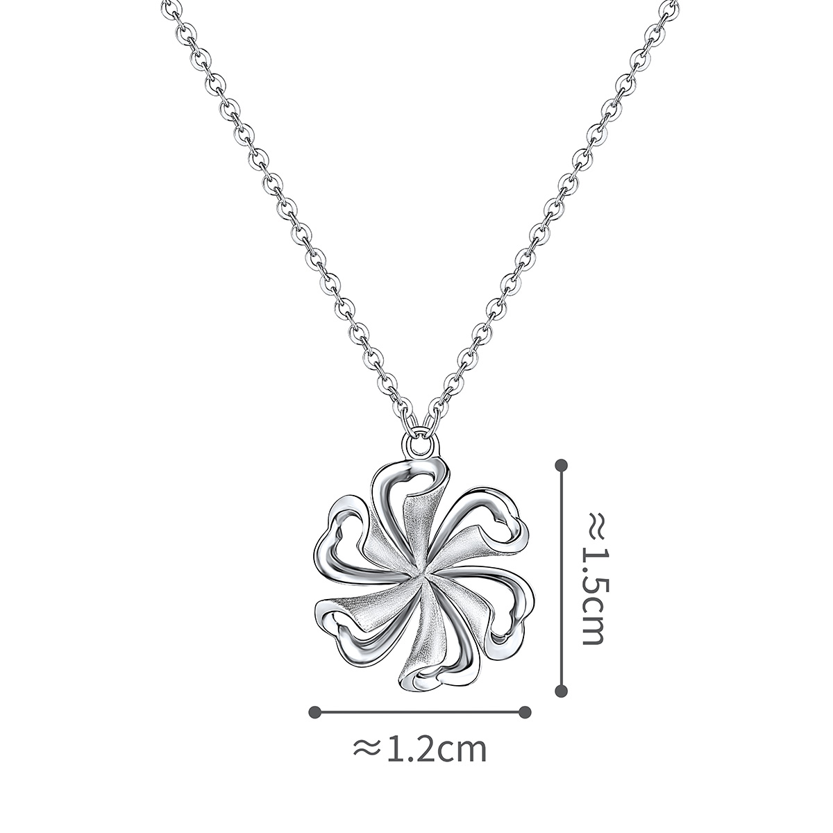 六福珠寶鉑金頸鏈 - "心悅如花"950鉑金頸鏈