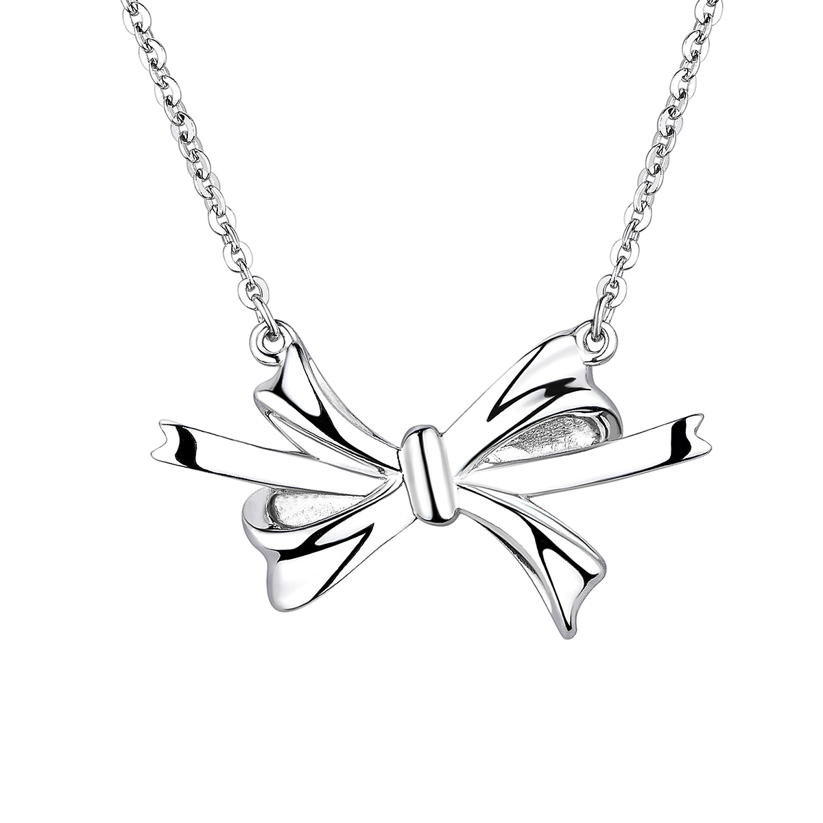 六福珠寶鉑金頸鏈 - "結•愛"950鉑金頸鏈