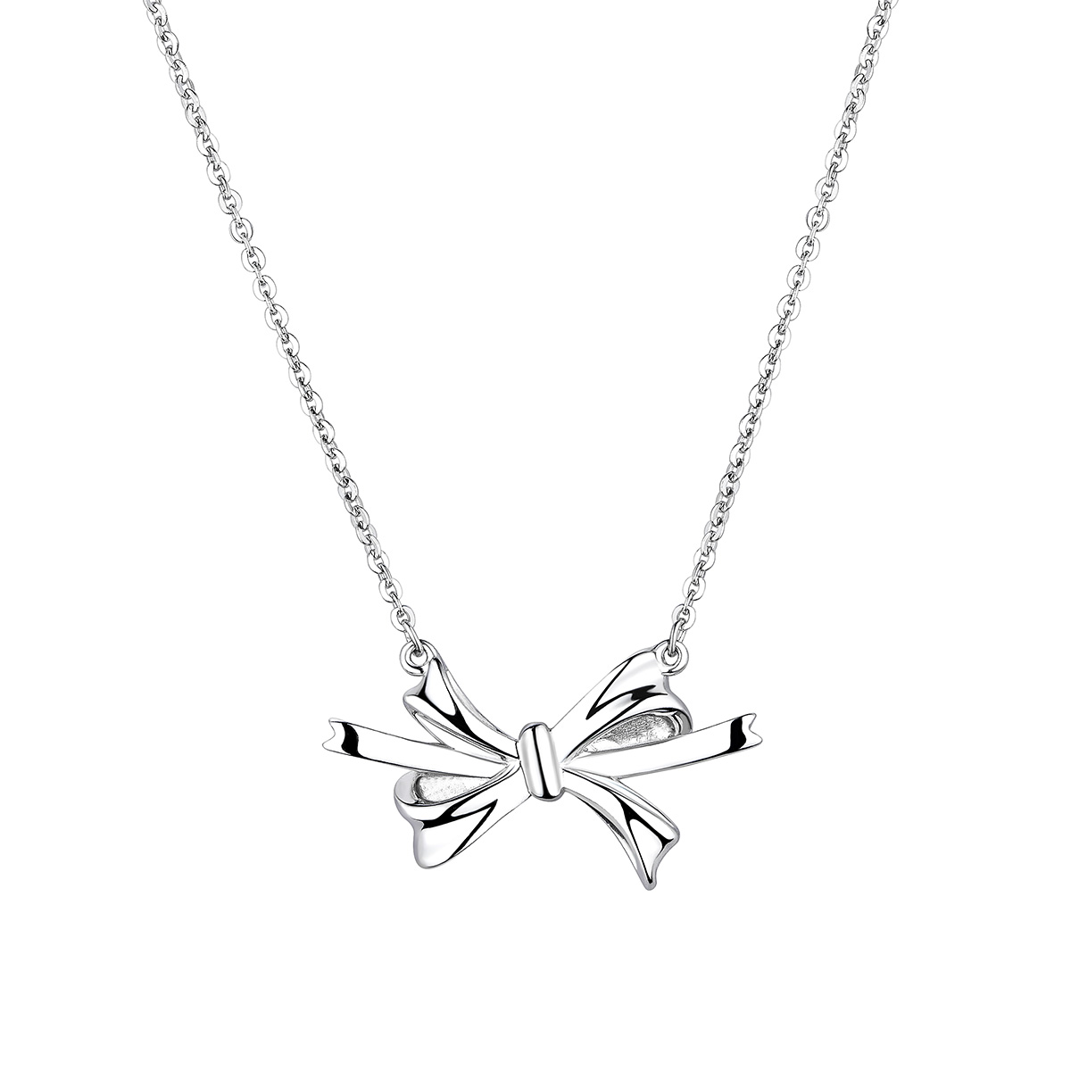 六福珠寶鉑金頸鏈 - "結•愛"950鉑金頸鏈