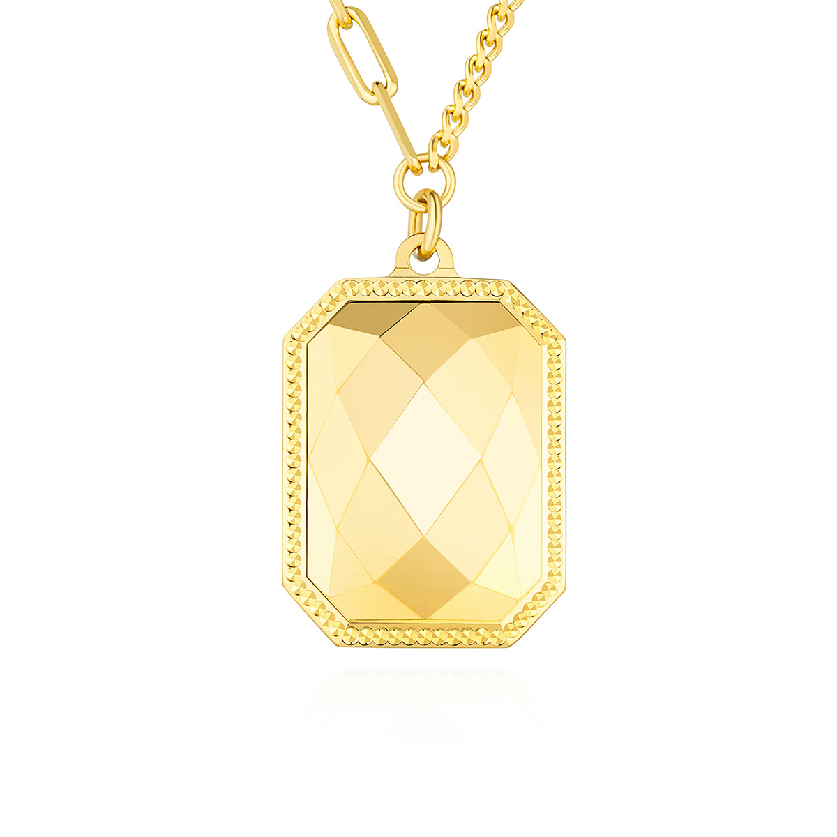 $t('六福珠寶')黃金頸鏈 - "珠光寶氣"999足金頸鏈(切面車花工藝)