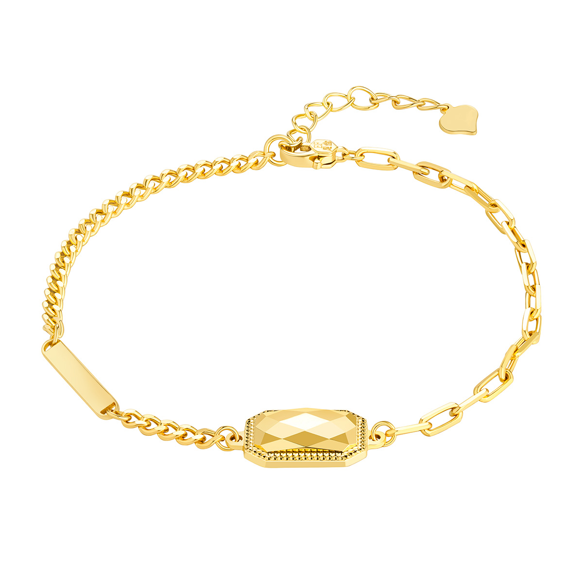 六福珠寶黃金手鏈 - "珠光寶氣"999足金手鏈