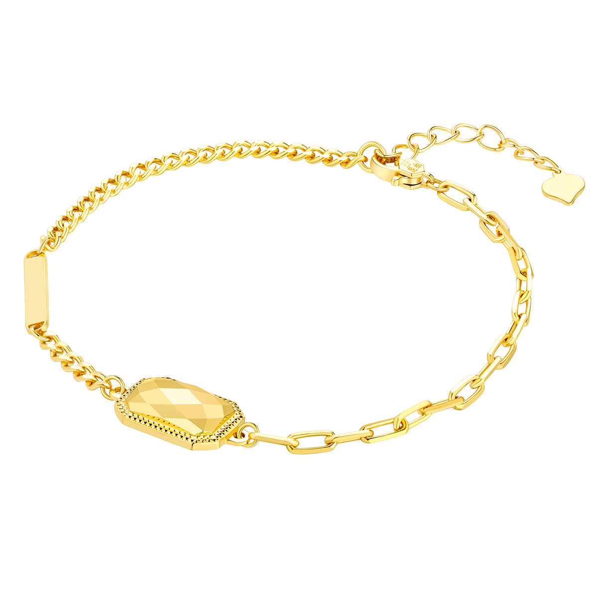 六福珠寶黃金手鏈 - "珠光寶氣"999足金手鏈