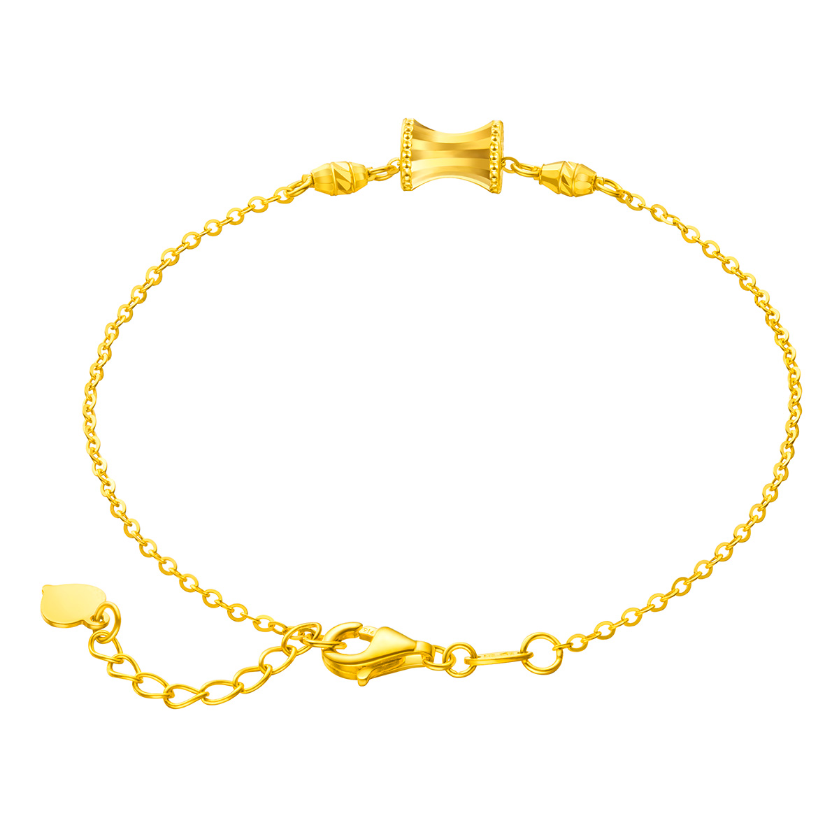 六福珠寶黃金手鏈 - 【LISTING CLOSED】"小蠻腰"990黃金手鏈