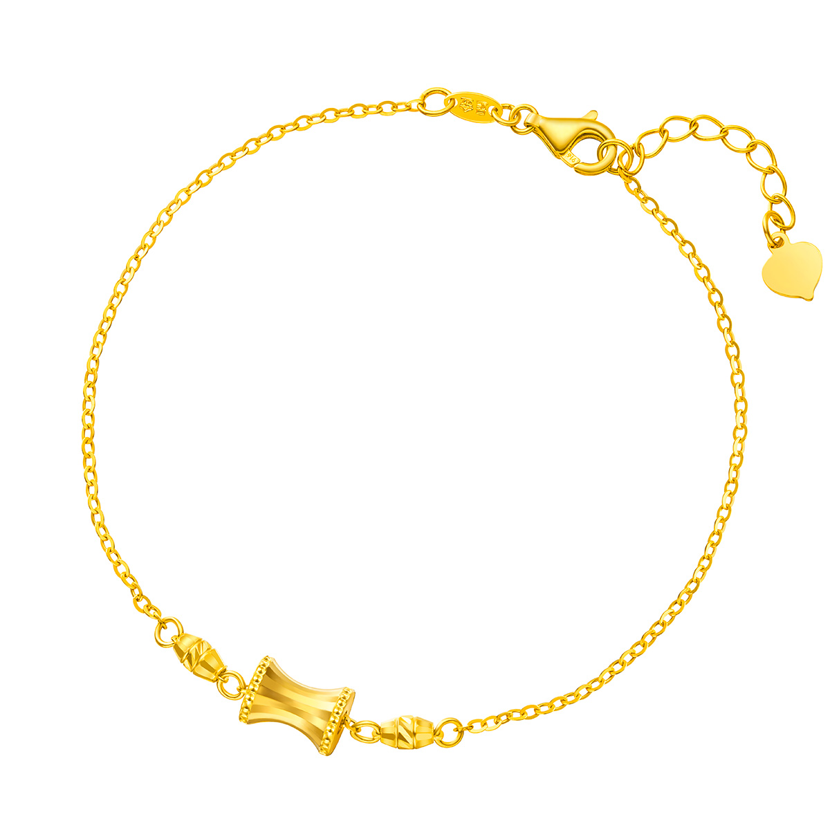 六福珠寶黃金手鏈 - 【LISTING CLOSED】"小蠻腰"990黃金手鏈