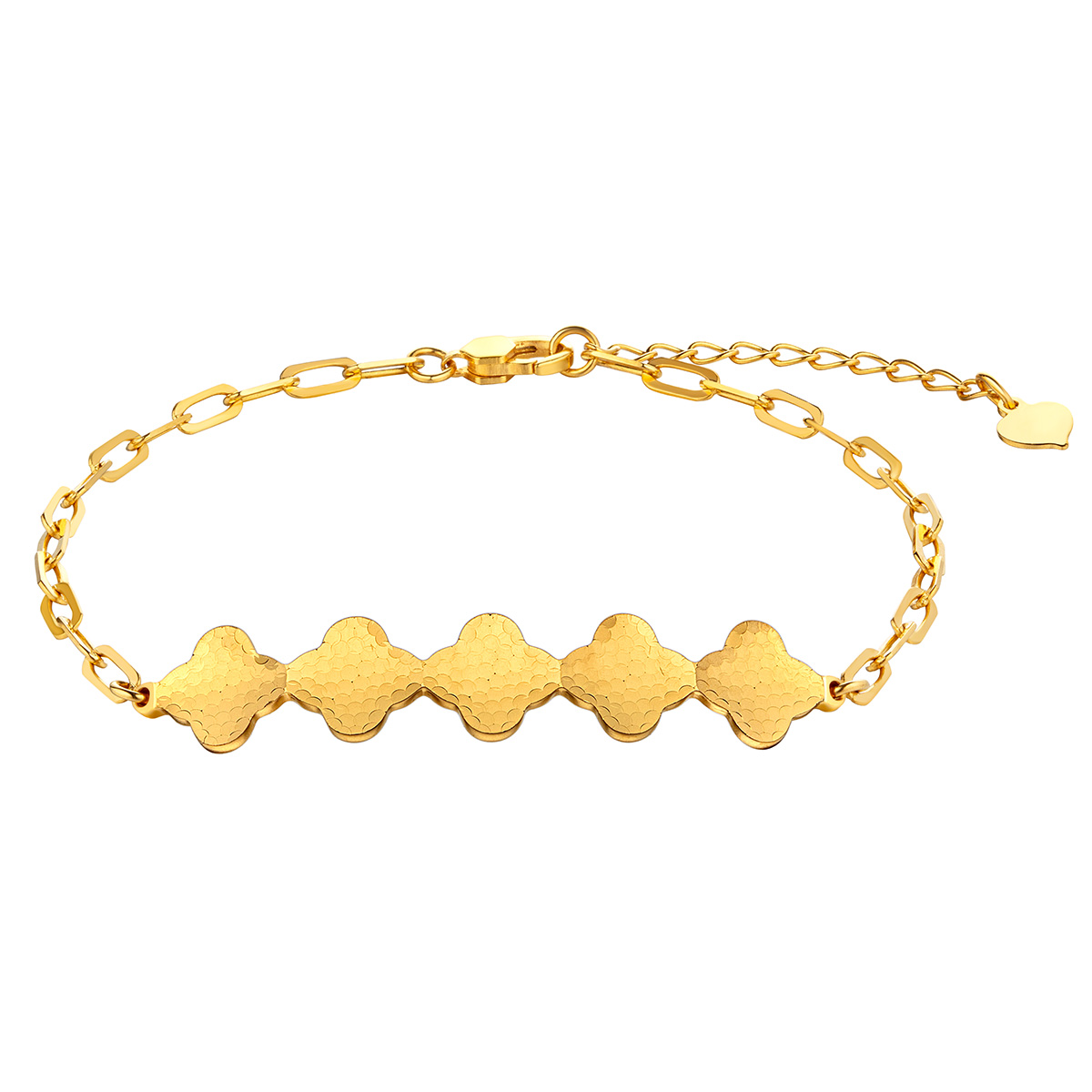 $t('六福珠寶')黃金手鏈 - "閃耀星河"990黃金手鏈