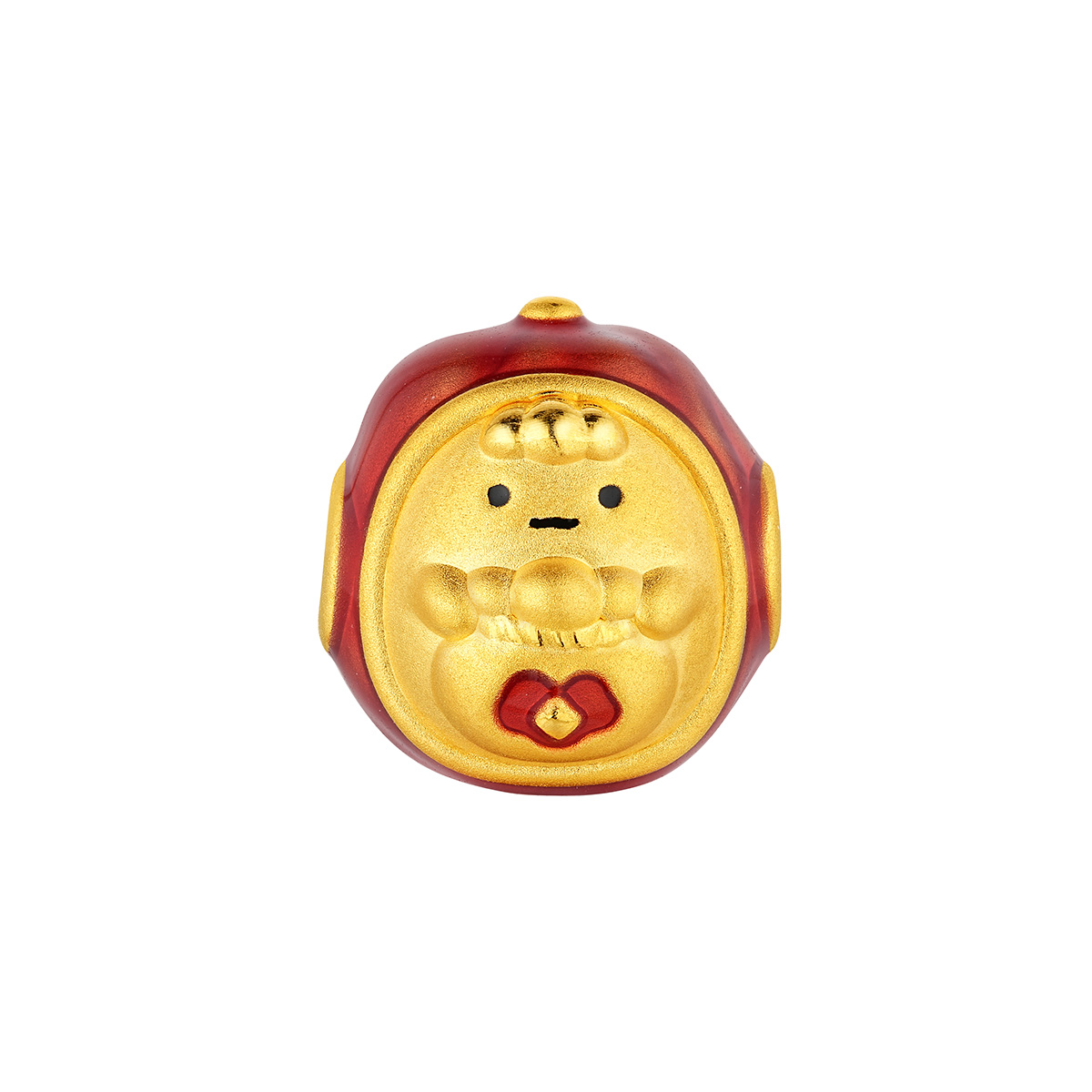 六福珠寶黃金手鏈 - 「棗」日享福999足金水晶手鏈