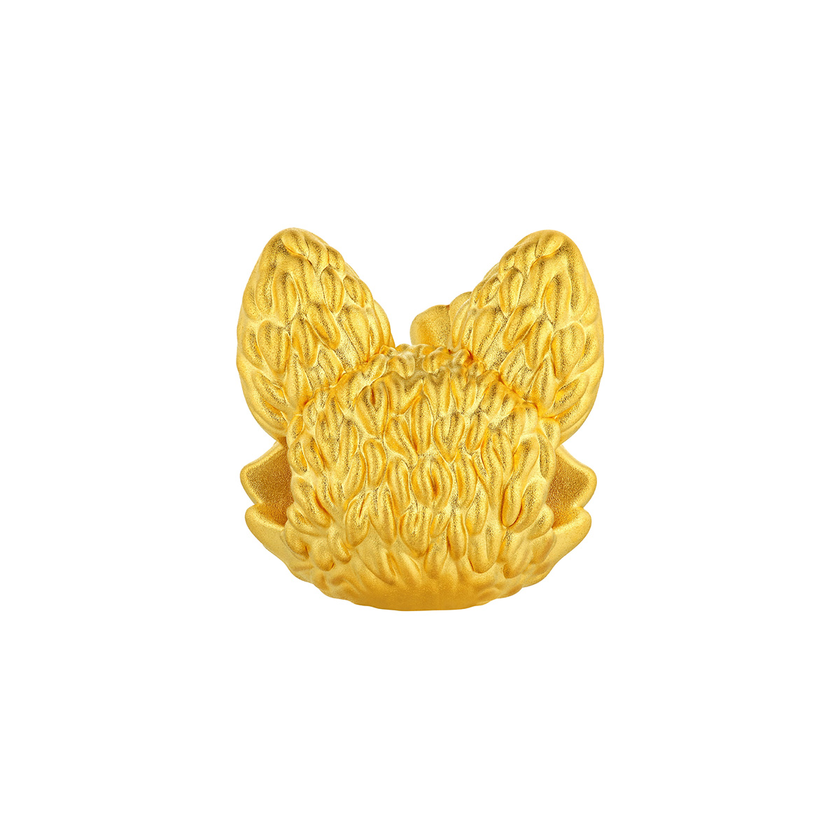 六福珠寶黃金串飾 - “有錢花”999足金鎏彩串飾連手繩