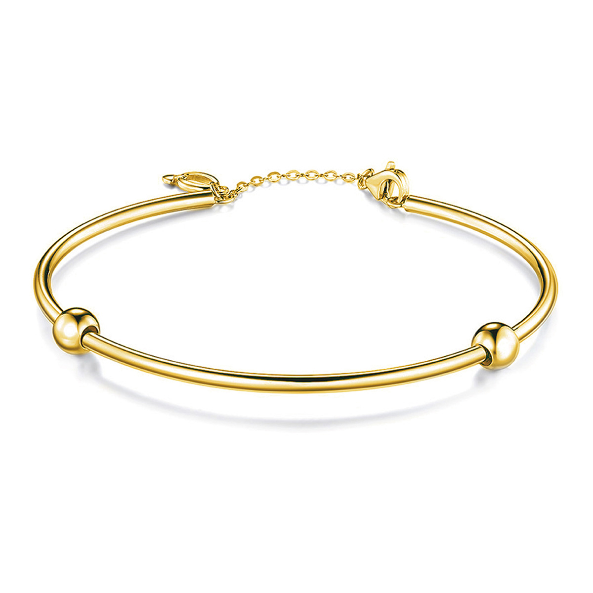 六福珠寶18K金手鐲 - "Dear Q"18K金(黃色)手鐲