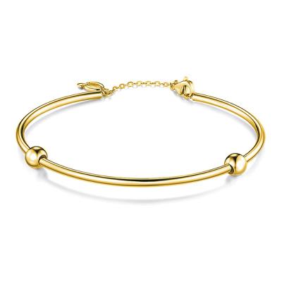 六福珠寶18K金手鐲 - "Dear Q"18K金(黃色)手鐲