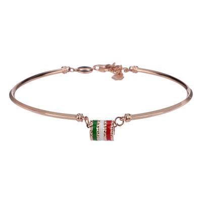 六福珠寶undefined - "意式小蠻腰"18K玫瑰金手鐲