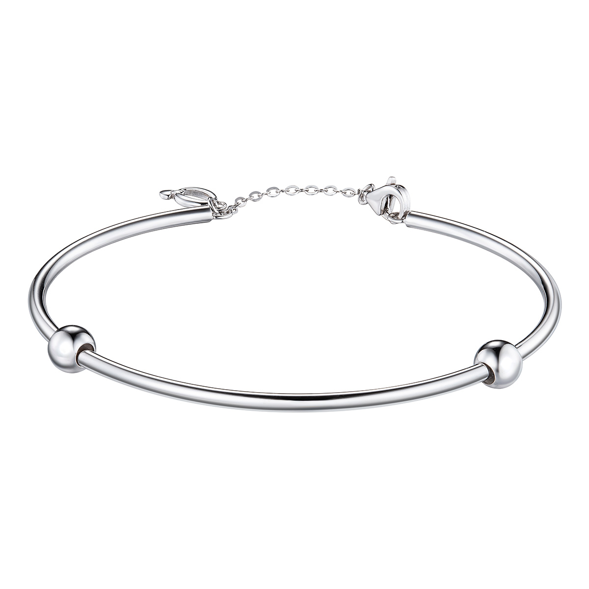 六福珠寶18K金手鐲 - "Dear Q"18K金(白色)手鐲