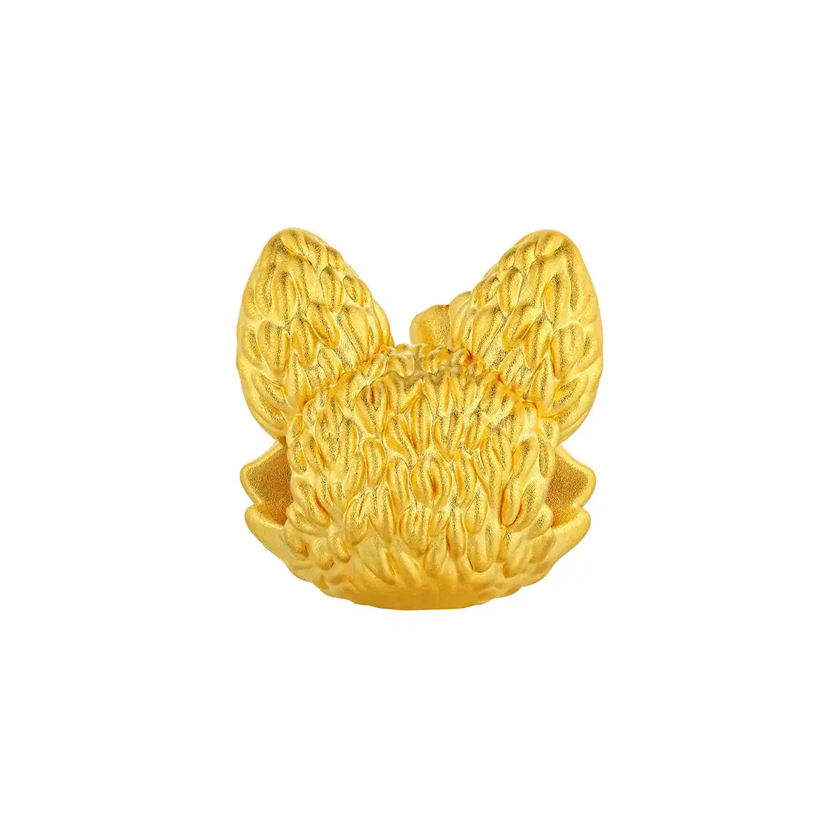 六福珠寶黃金串飾 - “有錢花”999足金鎏彩串飾連手繩