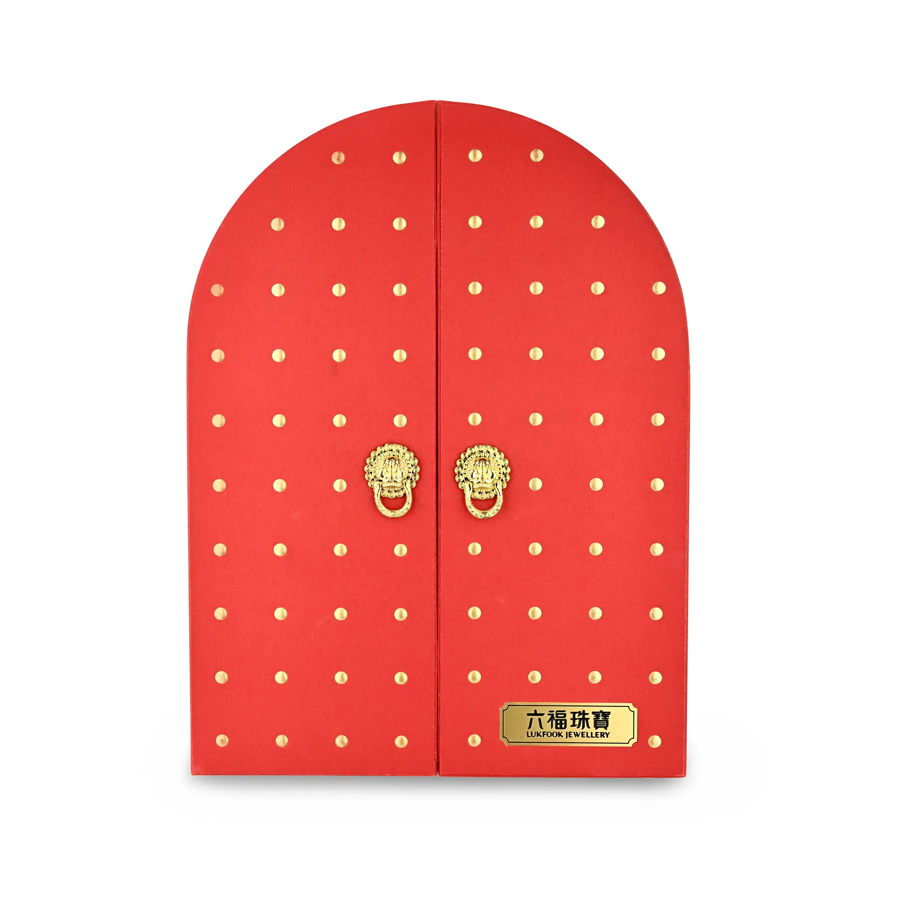 六福珠寶黃金工藝品 - “接福醒獅”999.9黃金工藝品