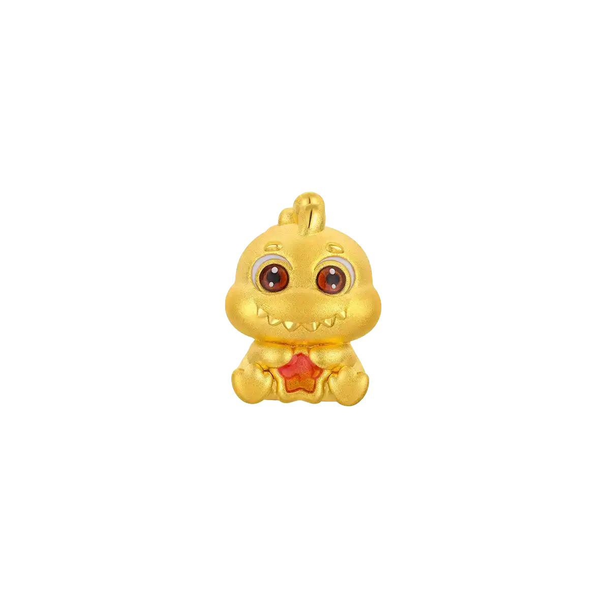 六福珠寶黃金串飾 - "奇趣萌牙-雞"十二生肖999足金串飾連手繩