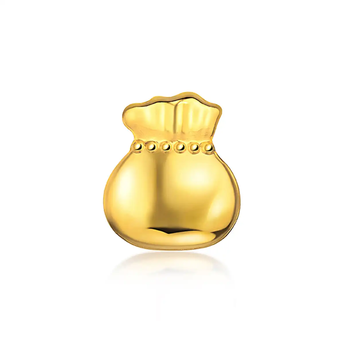 六福珠寶黃金金豆子 - "金福袋"999.9黃金福袋(5克)–附送木塞玻璃瓶