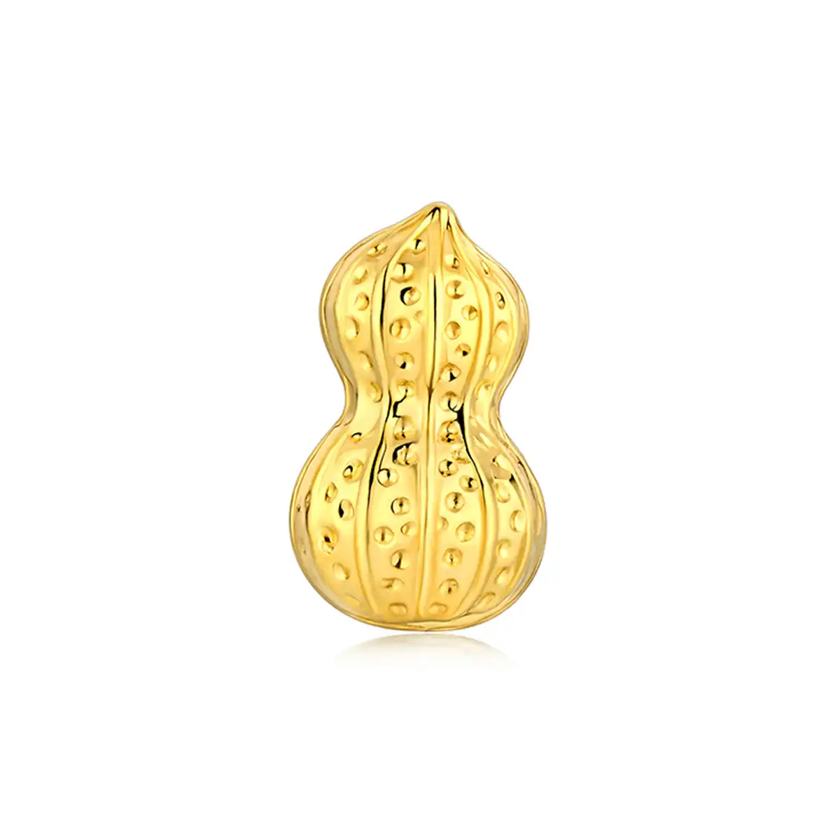 六福珠寶黃金金豆子 - "金花生"999.9黃金花生(5克)–附送木塞玻璃瓶